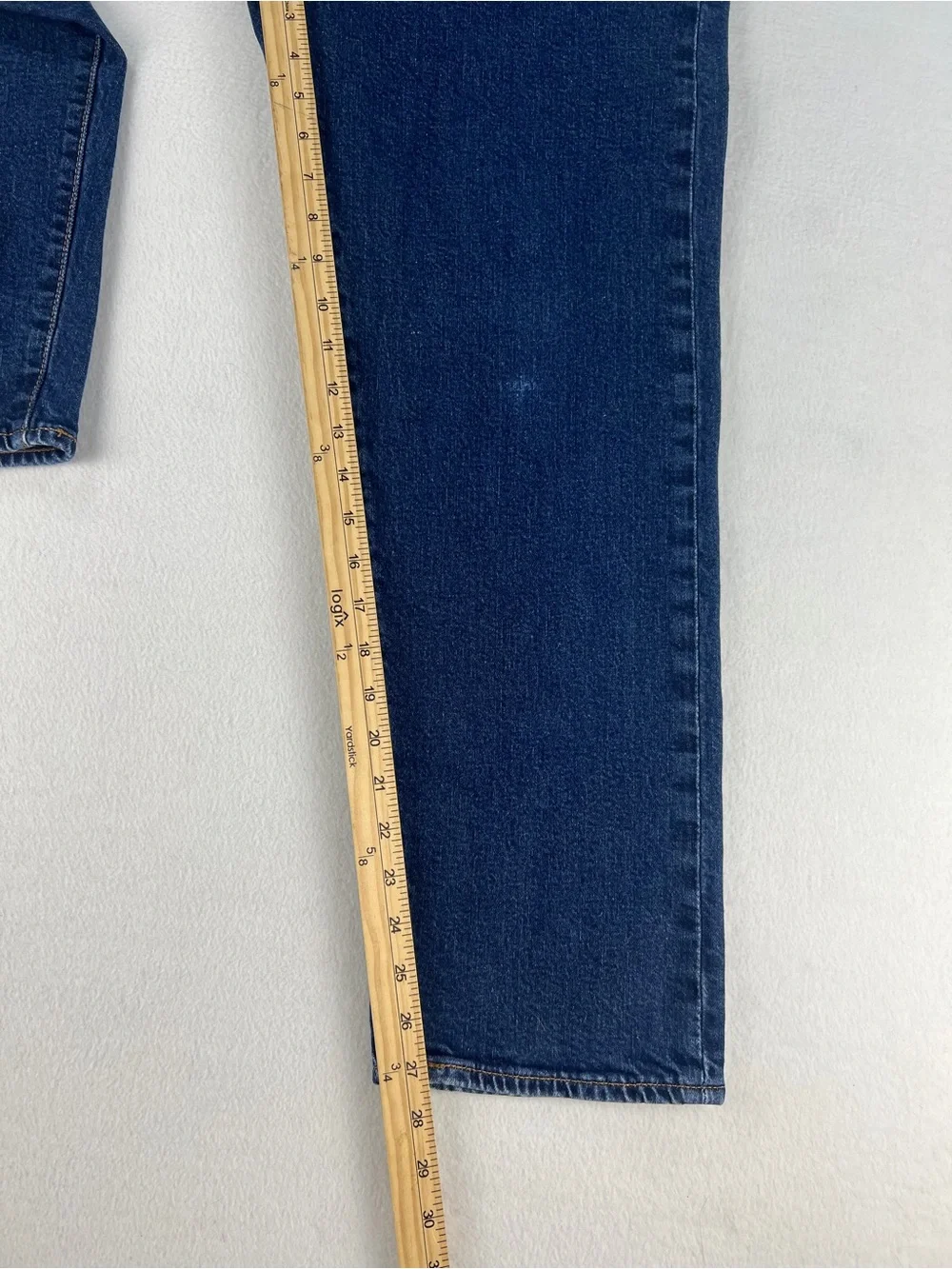 Levis 502 Mens Regular Tapered Fit Denim Jeans Dark Wash Size 40x30 Premium